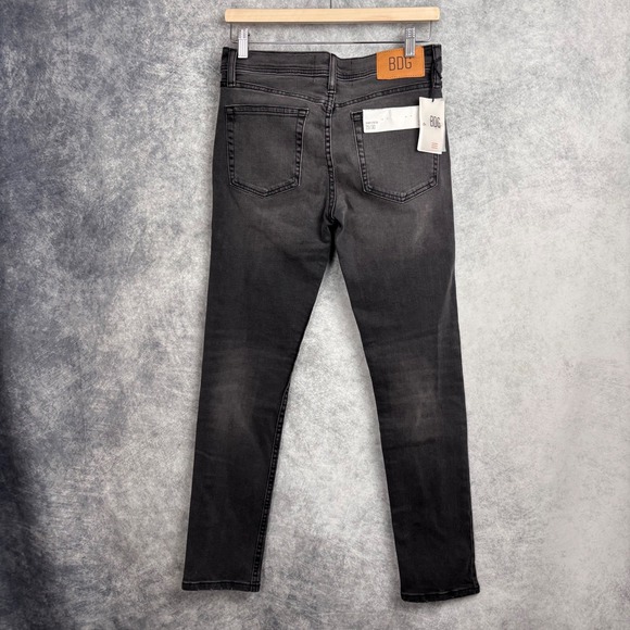 BDG Urban Outfitters Black Skinny Stretch Jeans Size 29/30 NWT - Picture 4 of 9